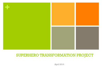 Preview of Superhero Transformation Project