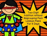 Two-Digit Addition Without Regrouping Lesson Plans - Superhero