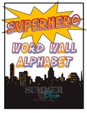 Superhero Word Wall Alphabet