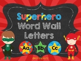Superhero Word Wall  Letter Headers