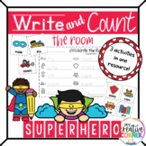 Superhero Write and Count the Room
