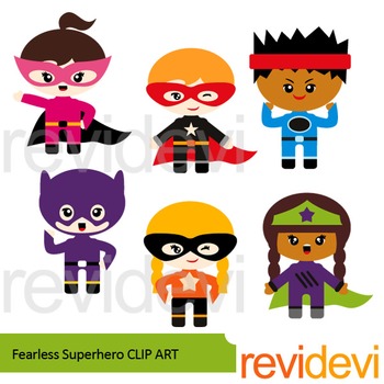 cute superhero clip art