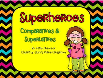 Preview of Comparative & Superlative Adjectives -- A CCSS Language Smarboard Game