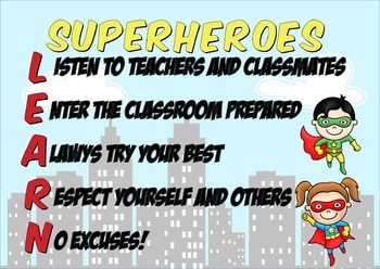 Superheroes LEARN by Mackenzie Ferreira | Teachers Pay Teachers