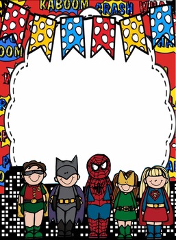 Preview of Superheroes Paper