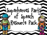 Superheroes Parts of Speech Resource Pack