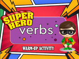 Superheroes Verb Warm Up PowerPoint Game