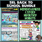 Superheroes Wear Masks SEL STAYING HEALTHY SAFETY POSTERS BUNDLE K-3