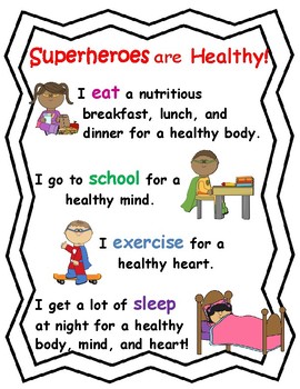 healthy body healthy mind poster