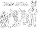 St. Patrick’s Day Leprechaun Superkids Curriculum Reader a