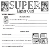 Superkids Reading Program SUPER Magazine Lights Out Work Packet