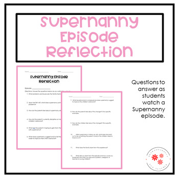 Preview of Supernanny Episode | Video Reflection