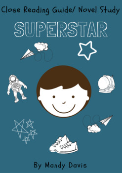 Preview of Superstar by Mandy Davis Book Study/Close Reading Guide