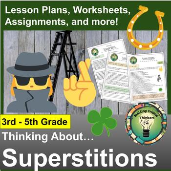 Preview of Busting Superstitions - Critical Thinking in Elementary with Depth & Complexity