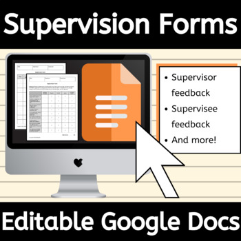 Preview of Supervisor and Supervisee Feedback Forms for ABA Supervision and BCBA Fieldwork
