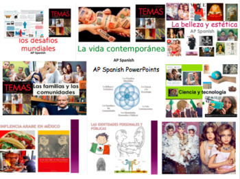 Preview of Supplement Activities for each Unit of AP Spanish Language & Culture