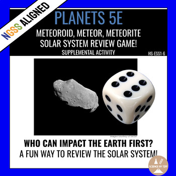 Preview of Activity: Meteoroid, Meteor, Meteorite Earth Science Review Game