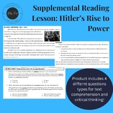 Supplemental Reading Lesson: Hitler's Rise to Power