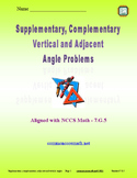 Supplementary, Complementary, Verticle and Adjacent Angle 