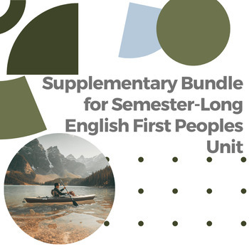 Preview of Supplementary Semester-Long English First Peoples Bundle: additional resources