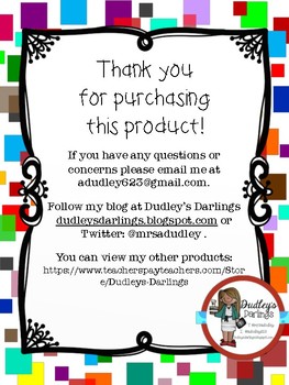 Supplies Parent Letter by Dudley's Darlings | TPT