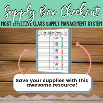 Preview of Supply Box Sign Out Sheet