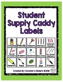 Supply Caddy Labels for Student Tables / Small Groups
