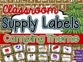 Supply Labels Camping Theme