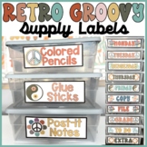 Supply Labels | Groovy Classroom Decor Supply Labels | Ret