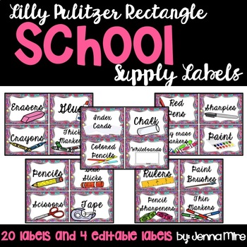 Preview of Supply Labels: Lilly Pulitzer