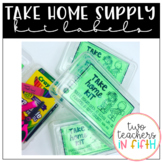 Supply Labels for "Take-Home Kits" {FREEBIE}