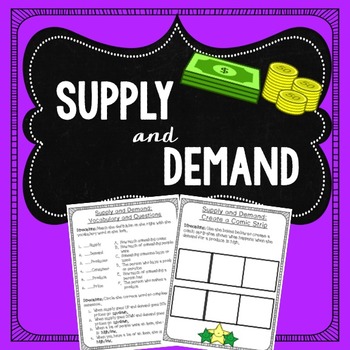 Preview of Supply and Demand Lesson: Powerpoint and Activities