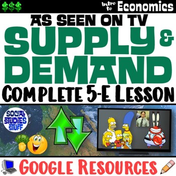 Preview of Supply and Demand 5-E Lesson | Effects on the Market “As Seen on TV” | Google