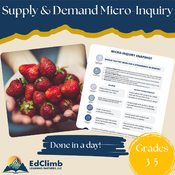 Preview of Supply and Demand: An Elementary Economics Inquiry