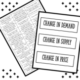 Supply and Demand Card Sort