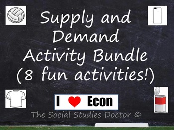 Preview of Supply and Demand Economics Activity Bundle (8 Great Activities!)