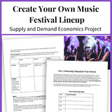 Supply and Demand Project - Create Your Own Music Festival