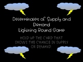 Supply and Demand Lightning Round Game