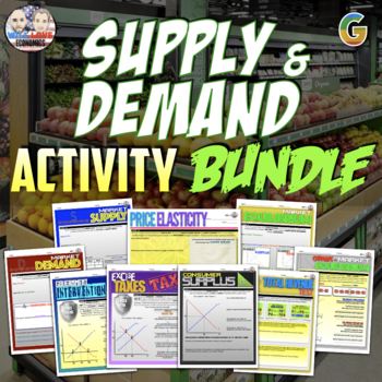 Preview of Supply and Demand | Microeconomics | Digital Learning Unit Activity Bundle