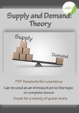 Supply and Demand: Theory