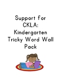 Support for CKLA: Kindergarten Tricky Word Wall Pack