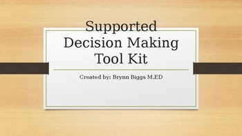 Preview of Supported Decision Making Toolkit