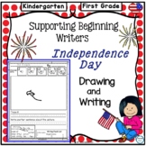 Supporting Beginning Writers Independence Day Memorial Day
