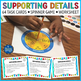 Supporting Details Task Cards and Game