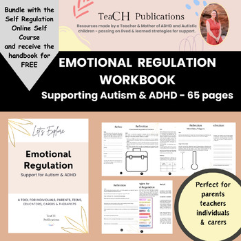 Preview of ADHD and Autism Supporting Emotional Regulation Handbook for parents & teachers