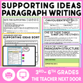 Supporting Ideas Paragraph Writing How to Write a Paragrap