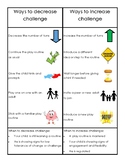 Supporting Play Routines: Ways to Increase and Decrease Challenge