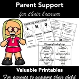 Parent Teacher Conference Handout  for Reading Support - P