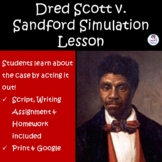 Supreme Court Case Dred Scott v. Sandford Simulation: Stud