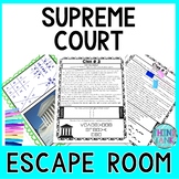 Supreme Court ESCAPE ROOM - Reading Comprehension - Branch